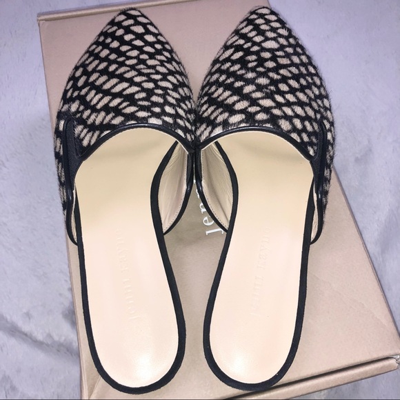 NWT Jenni Kayne Genuine Calf Hair Mule in Black Honey Giraffe Size 6 avail - Picture 10 of 14